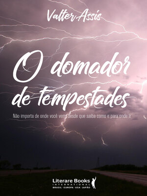 cover image of O domador de tempestades